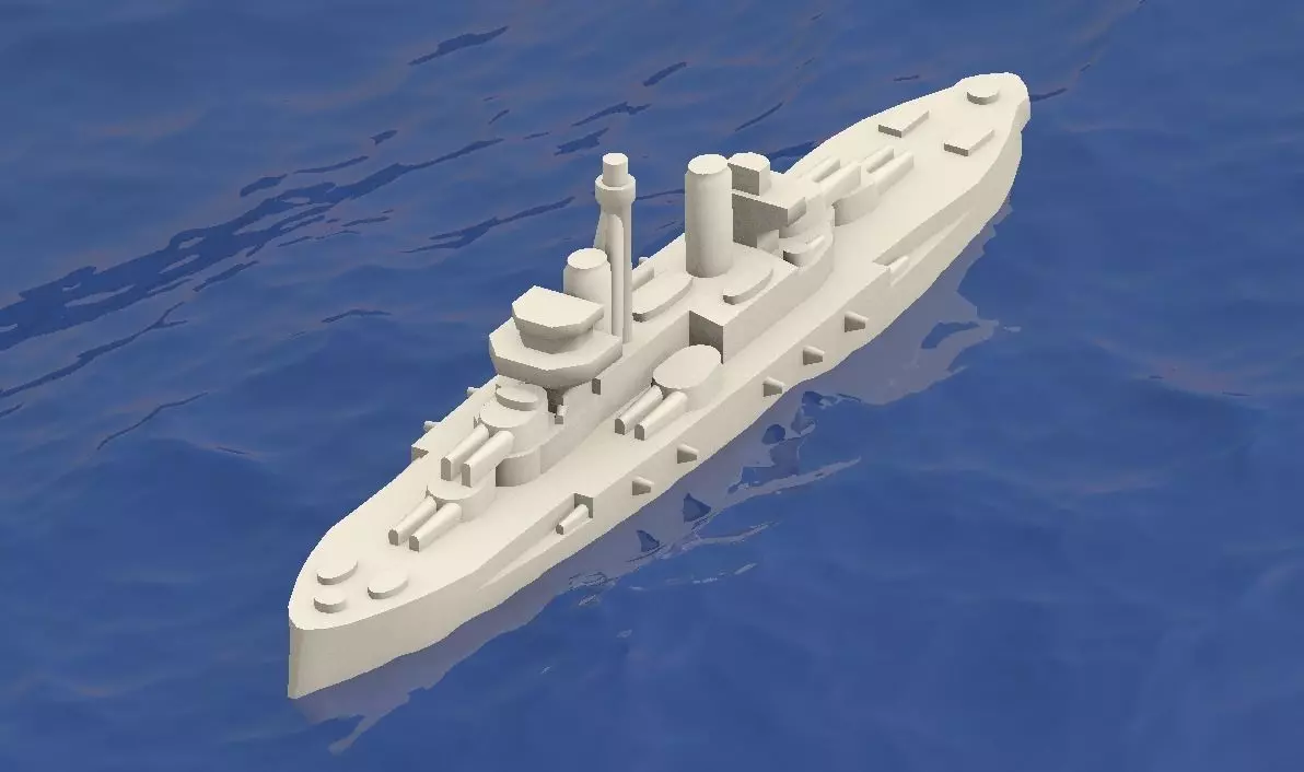 Dreadnought Minas Gerais 3D print model_0