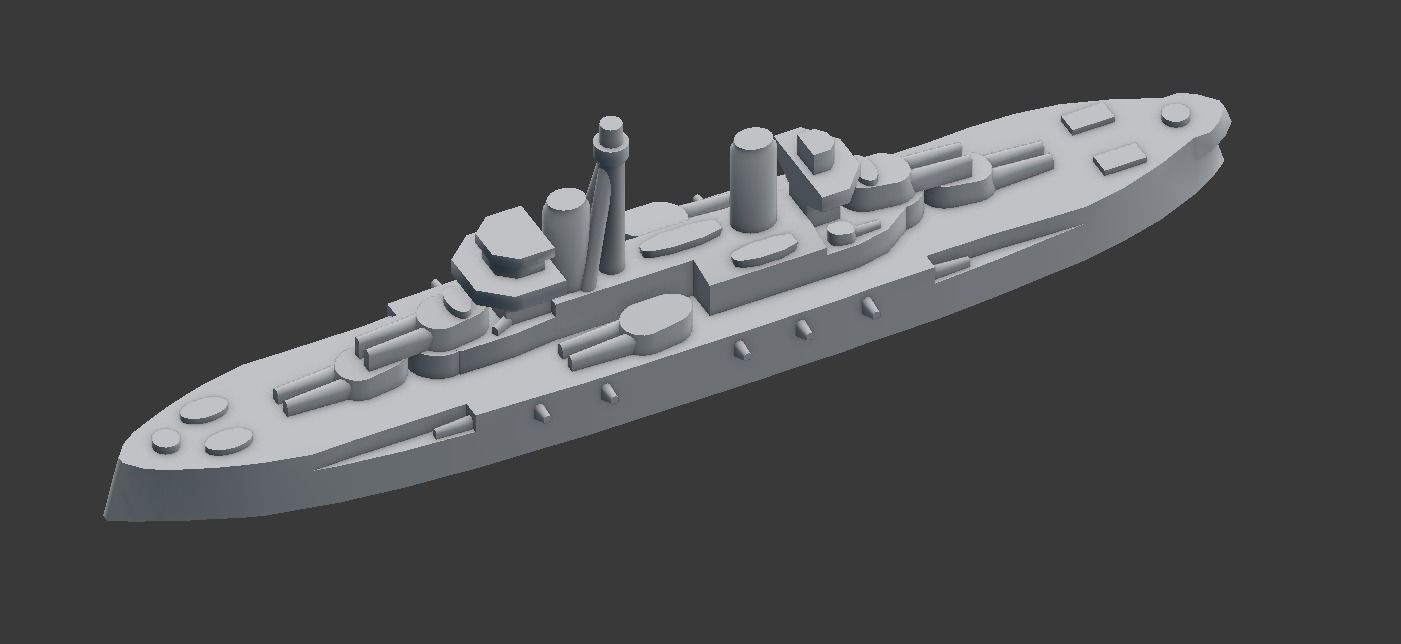 Dreadnought Minas Gerais 3D print model_22