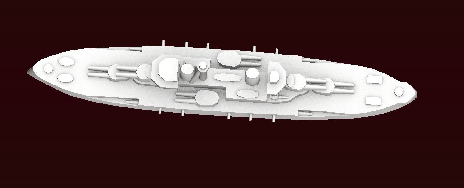 Dreadnought Minas Gerais 3D print model_17