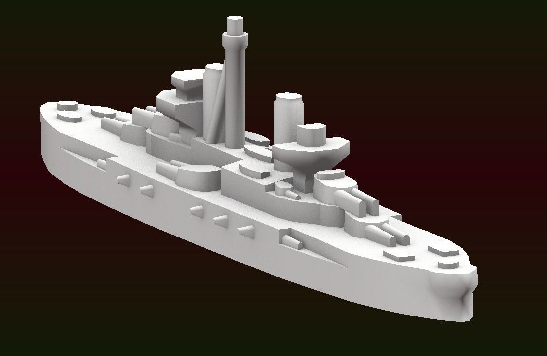Dreadnought Minas Gerais 3D print model_13
