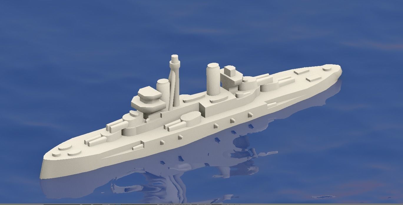 Dreadnought Minas Gerais 3D print model_1