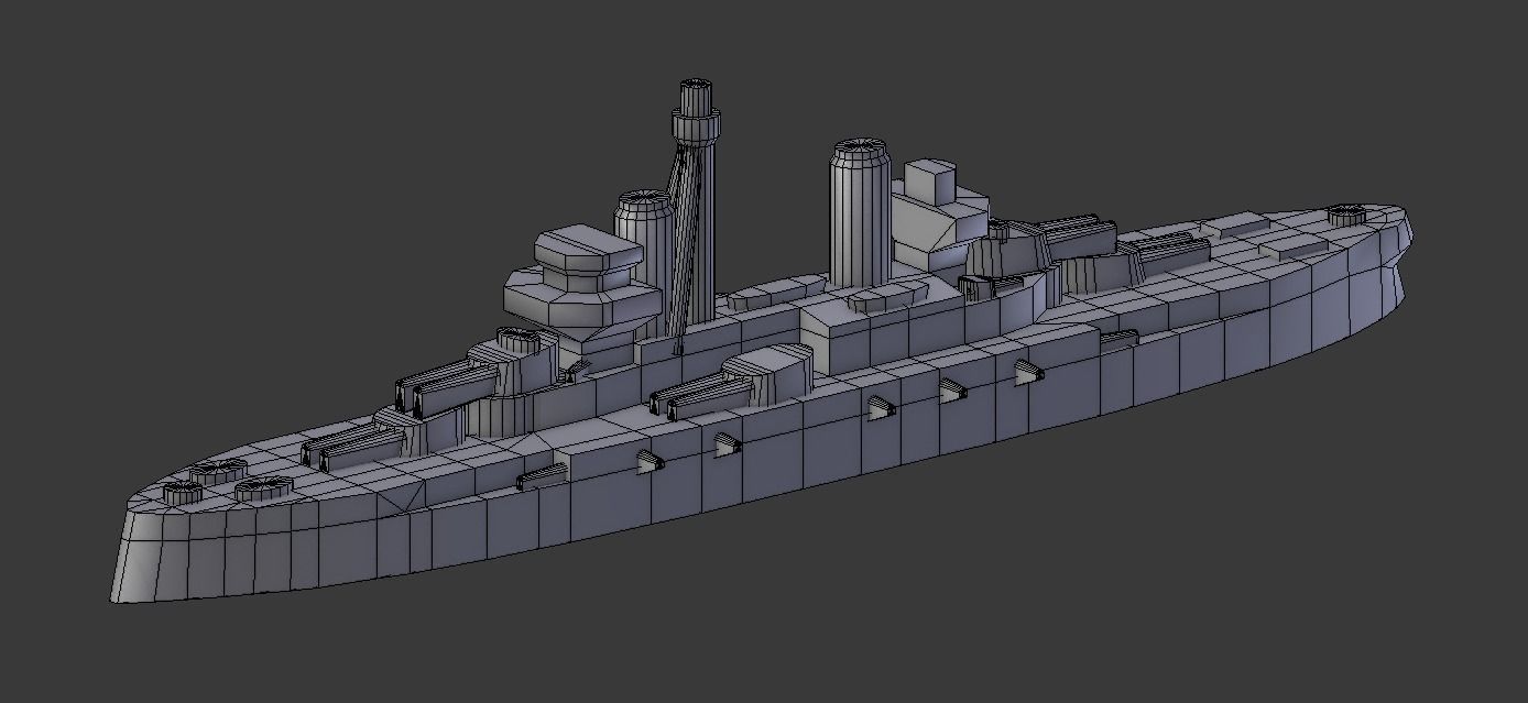 Dreadnought Minas Gerais 3D print model_20