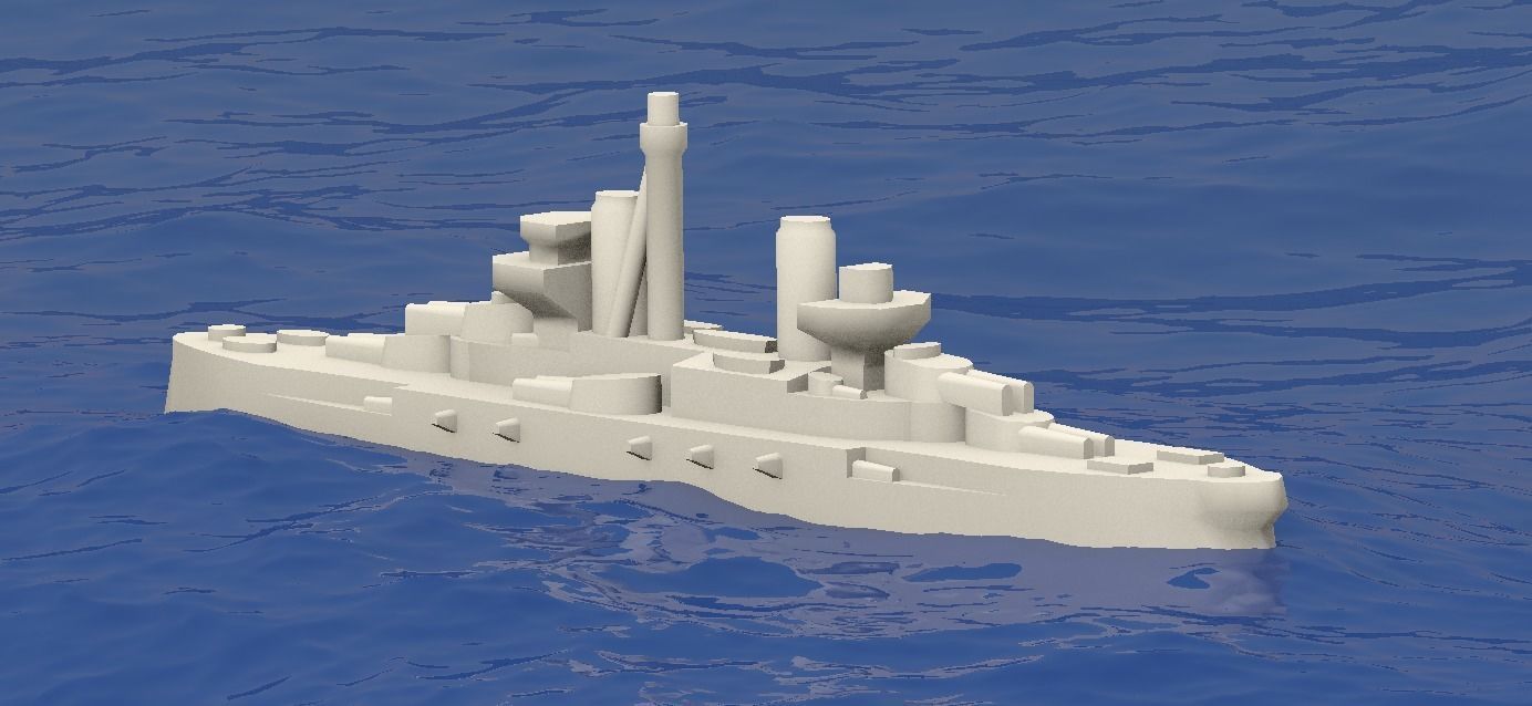 Dreadnought Minas Gerais 3D print model_4