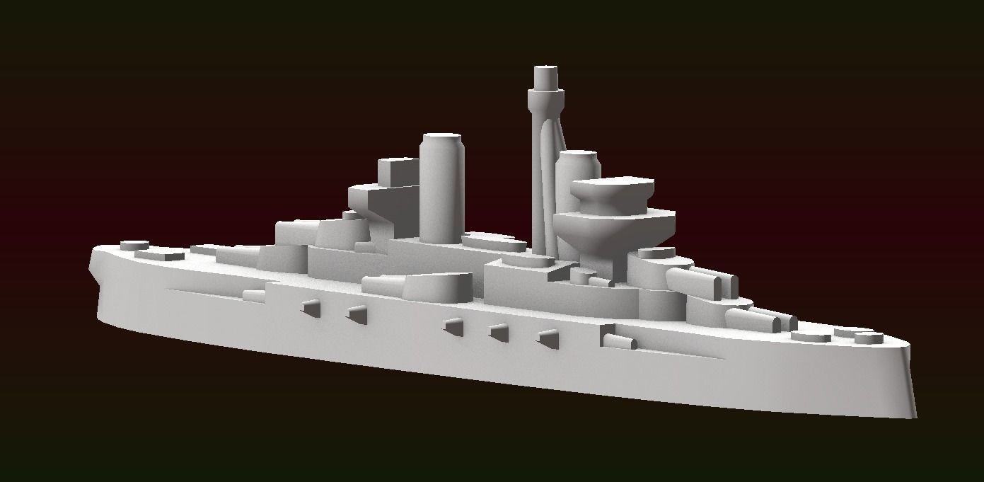 Dreadnought Minas Gerais 3D print model_16