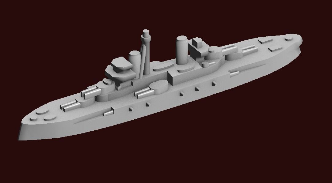 Dreadnought Minas Gerais 3D print model_10