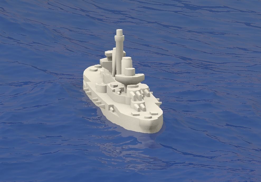 Dreadnought Minas Gerais 3D print model_5
