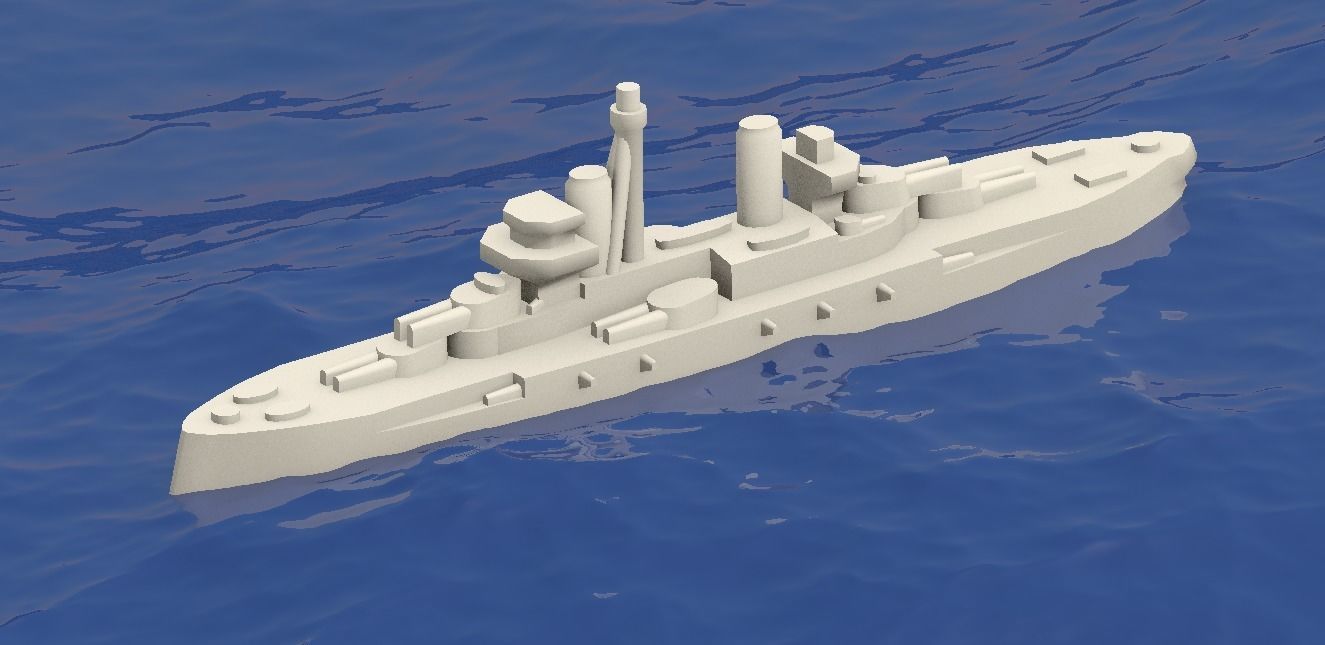 Dreadnought Minas Gerais 3D print model_2