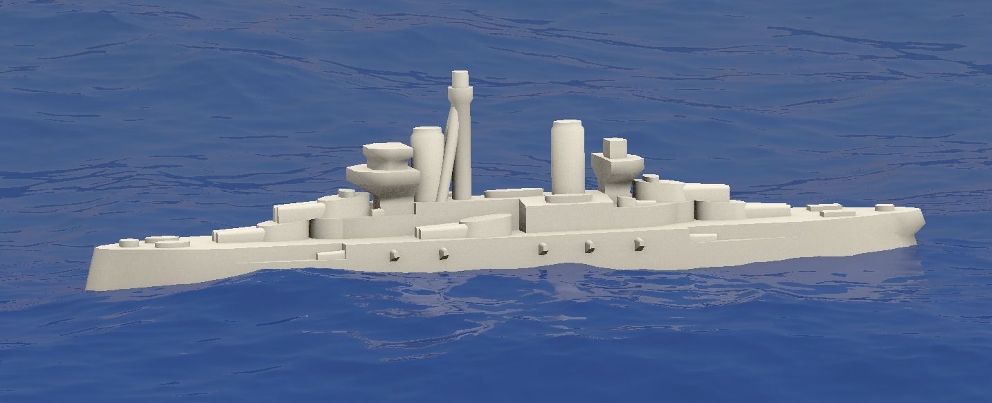Dreadnought Minas Gerais 3D print model_3
