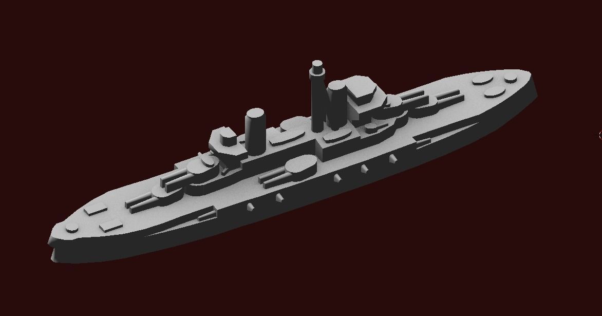 Dreadnought Minas Gerais 3D print model_15