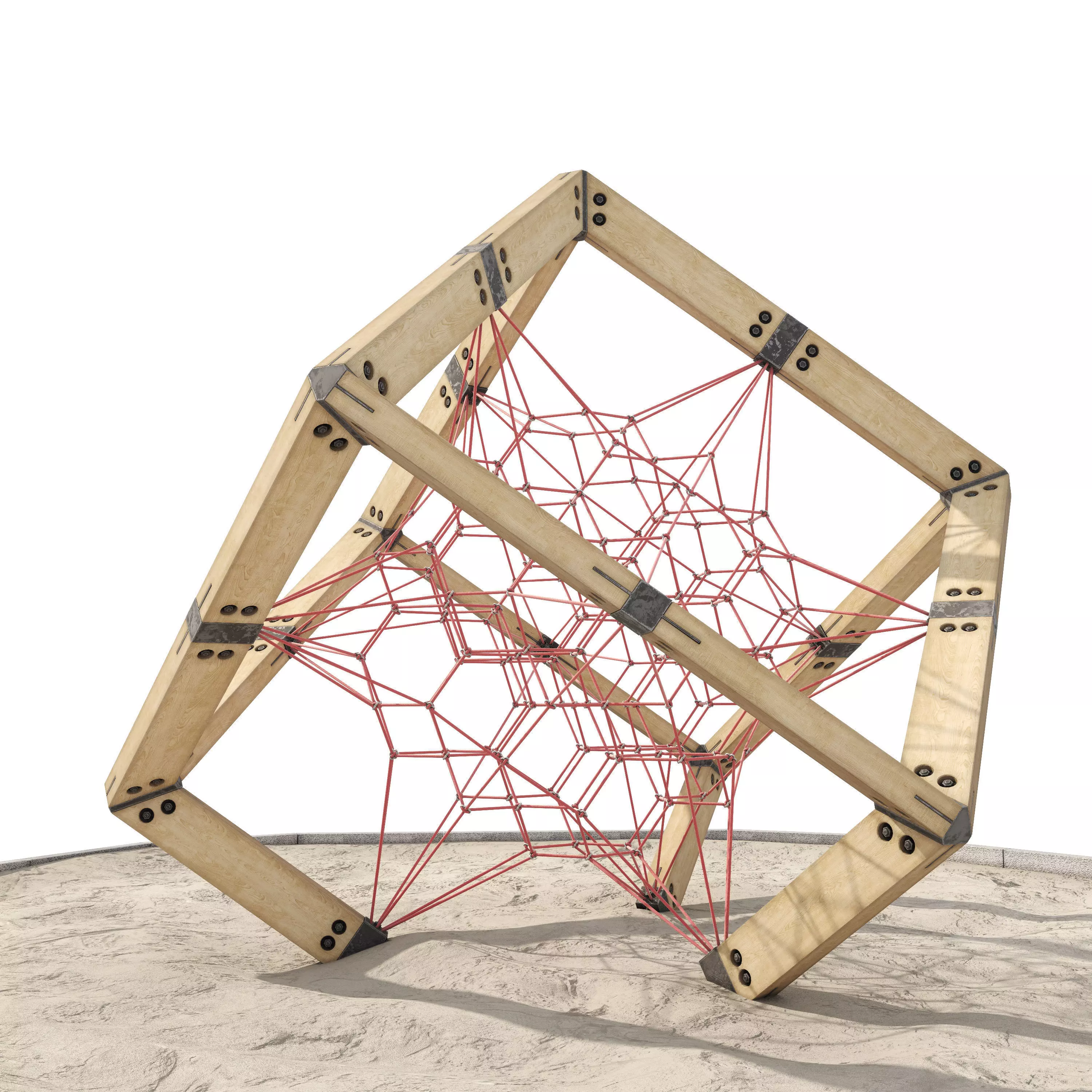 modern playground Berliner Cube 3D model 3D model_0