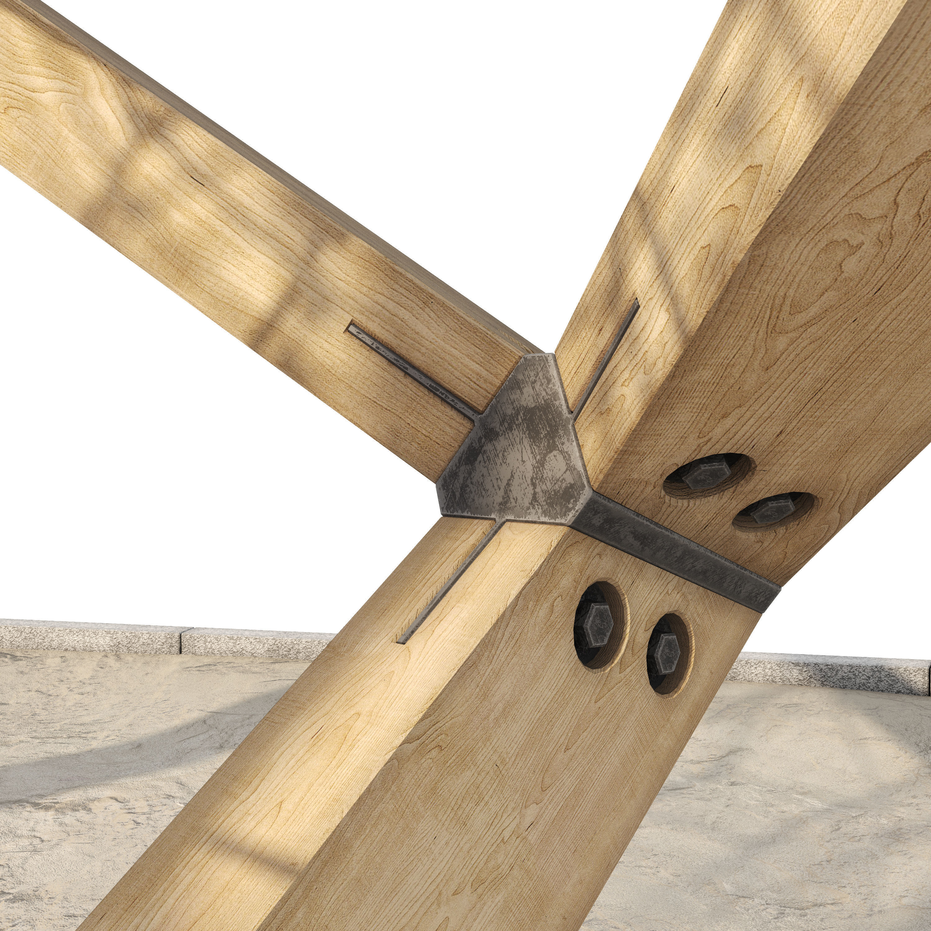 modern playground Berliner Cube 3D model 3D model_4