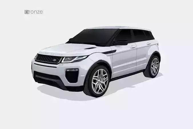 Range Rover Evoque Low-poly 3D model