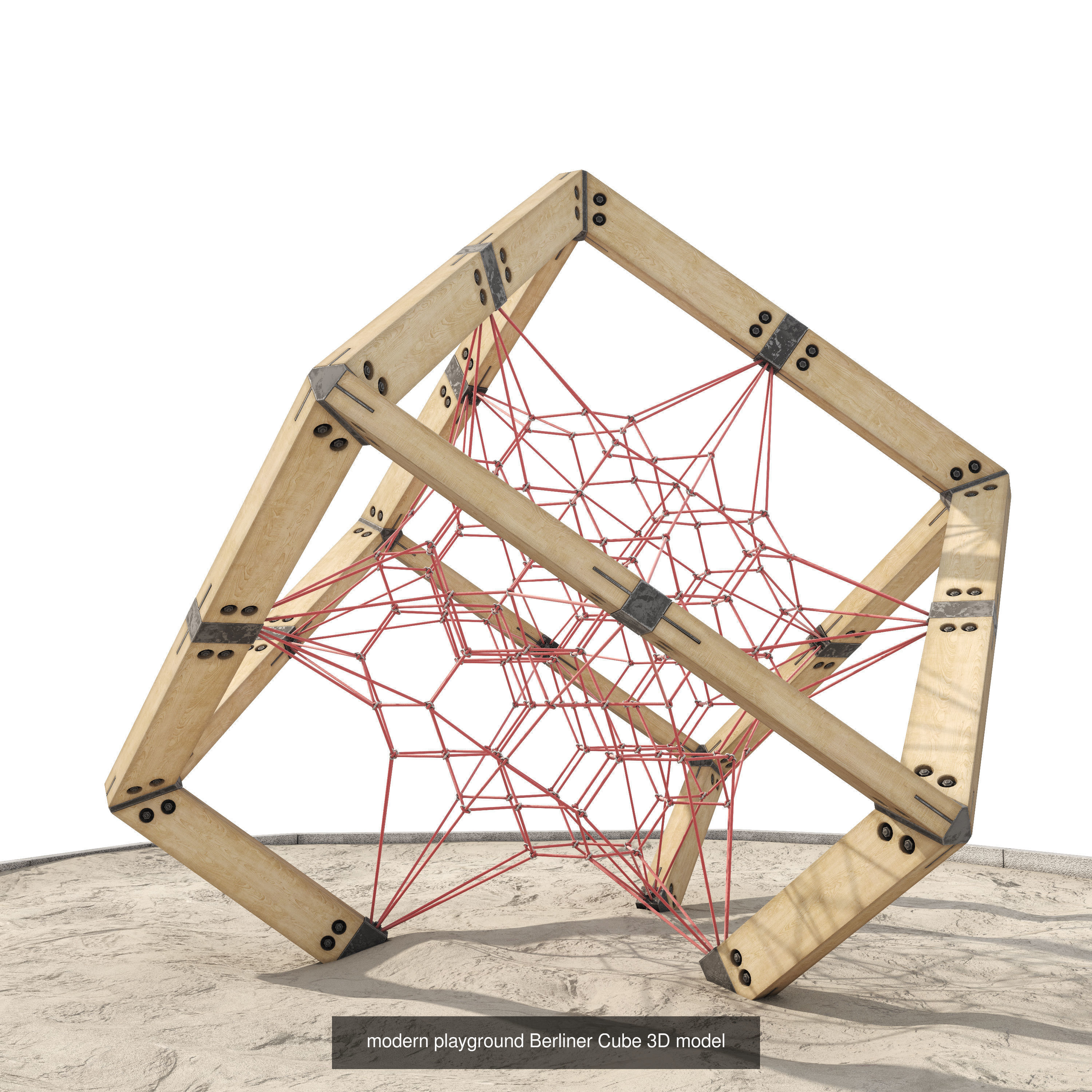 Modern playgrounds Berliner Cube Globe Boo 3D Model Collection_3