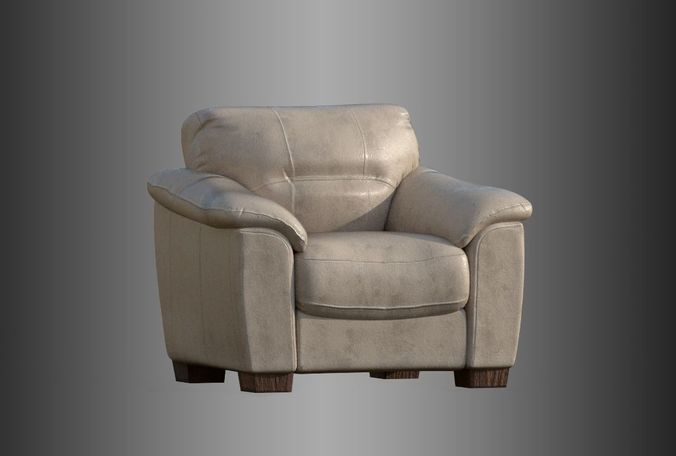 Harvey Norman Becky Armchair Low-poly 3D model