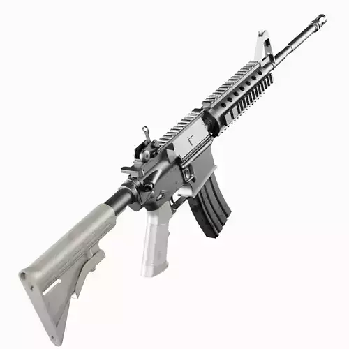 M4A1 Assault Rifle PBR Low-poly 3D model
