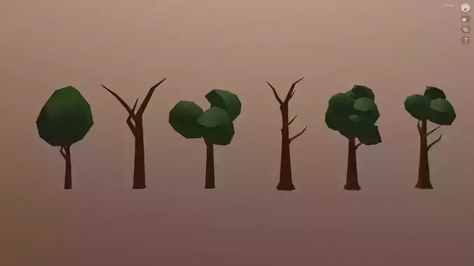 LowPoly Trees Pack