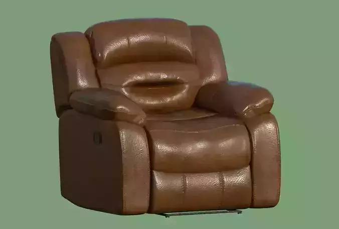 Harvey Norman Hunter Recliner Chair Low-poly 3D model
