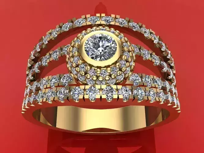 Diamonds Ring with earrings