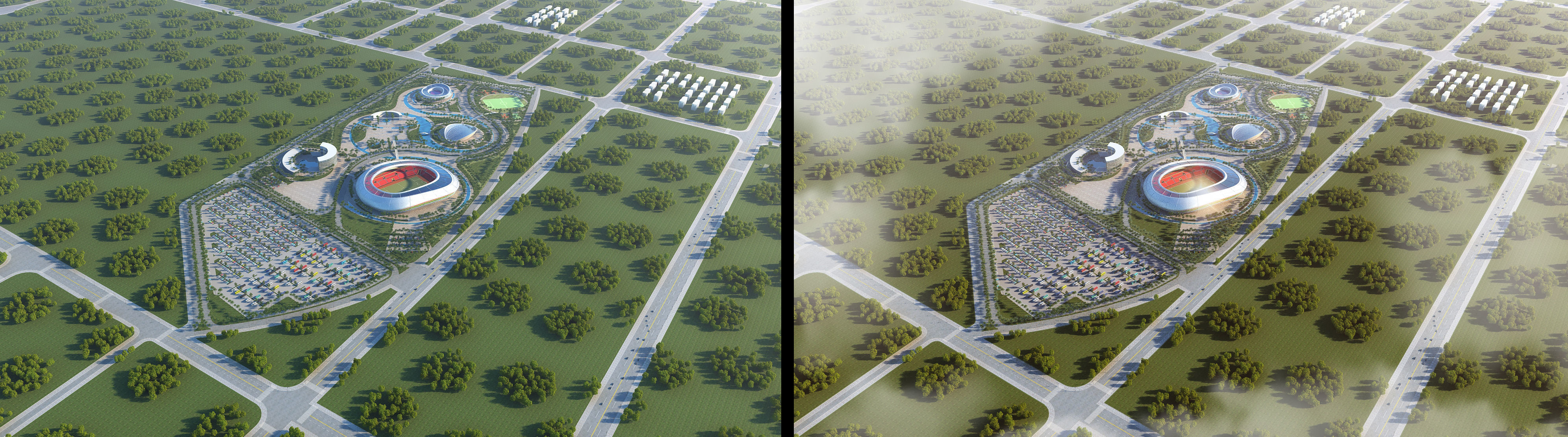 Stadium full scene 3d 3D model_4