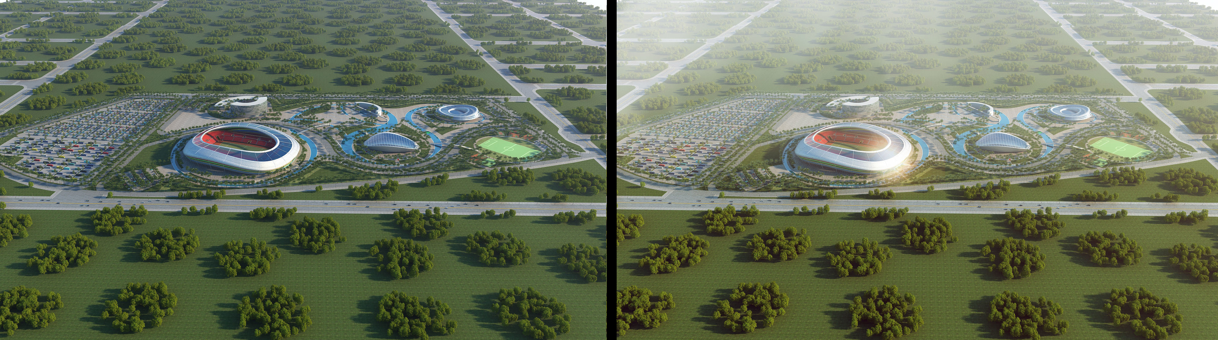 Stadium full scene 3d 3D model_6