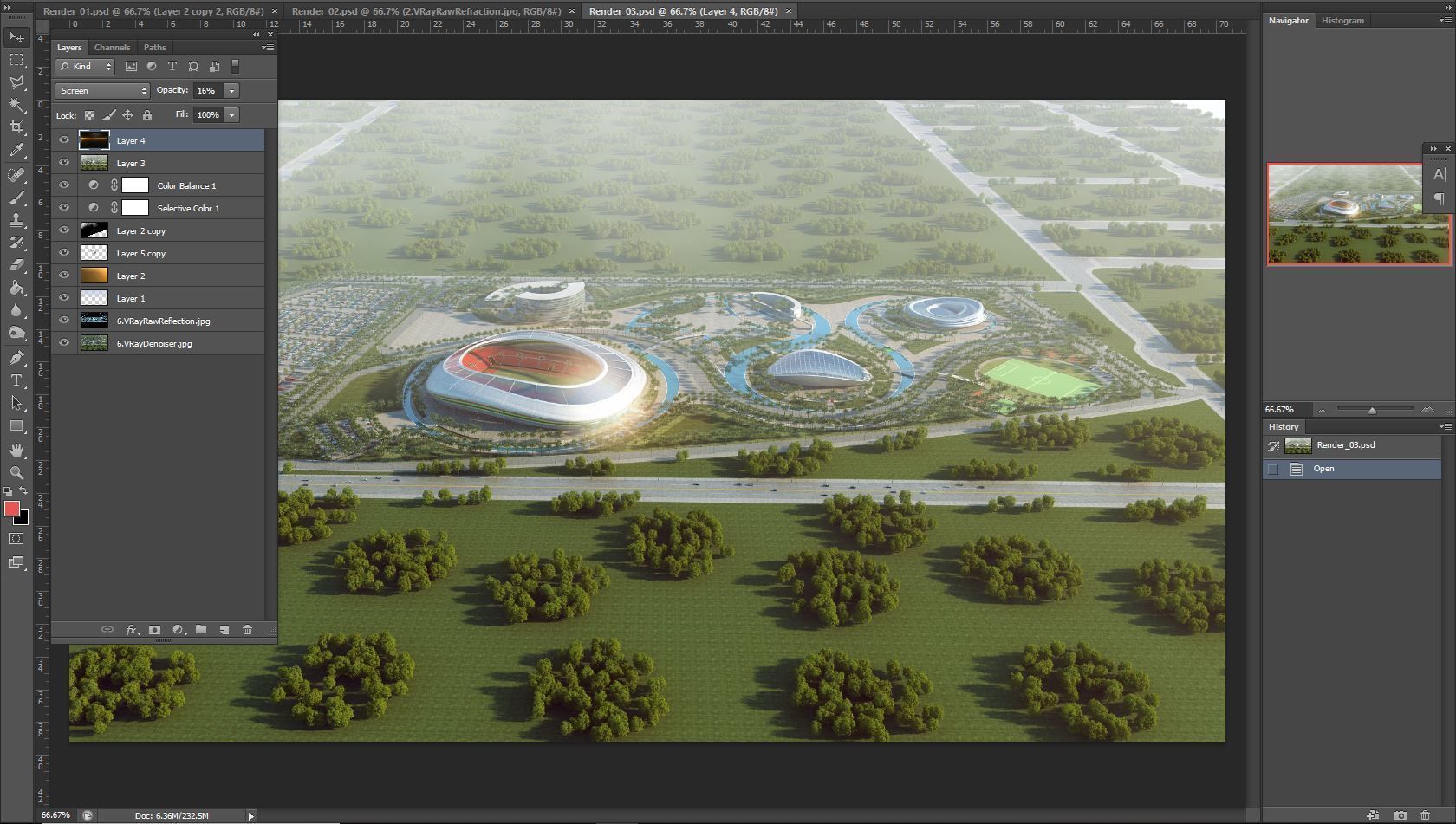 Stadium full scene 3d 3D model_12
