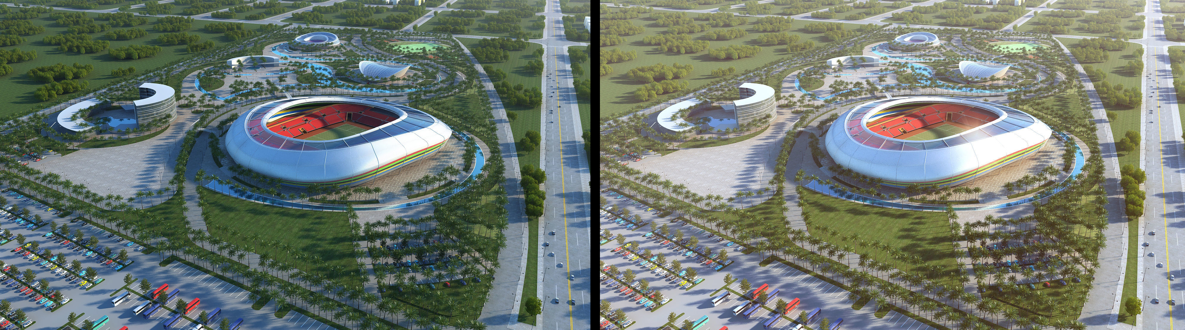 Stadium full scene 3d 3D model_5