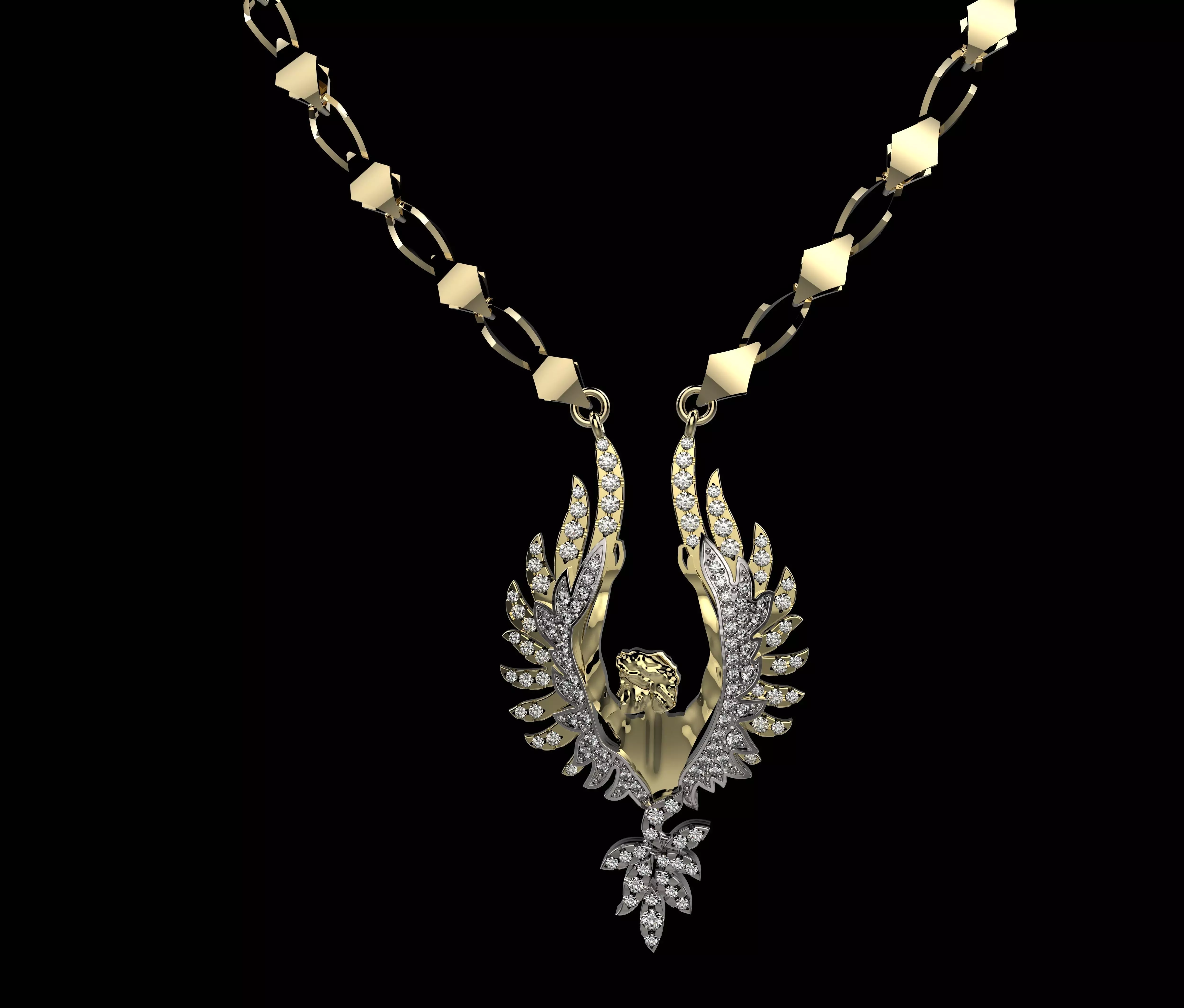 A PENDANTS N6 3D print model_0