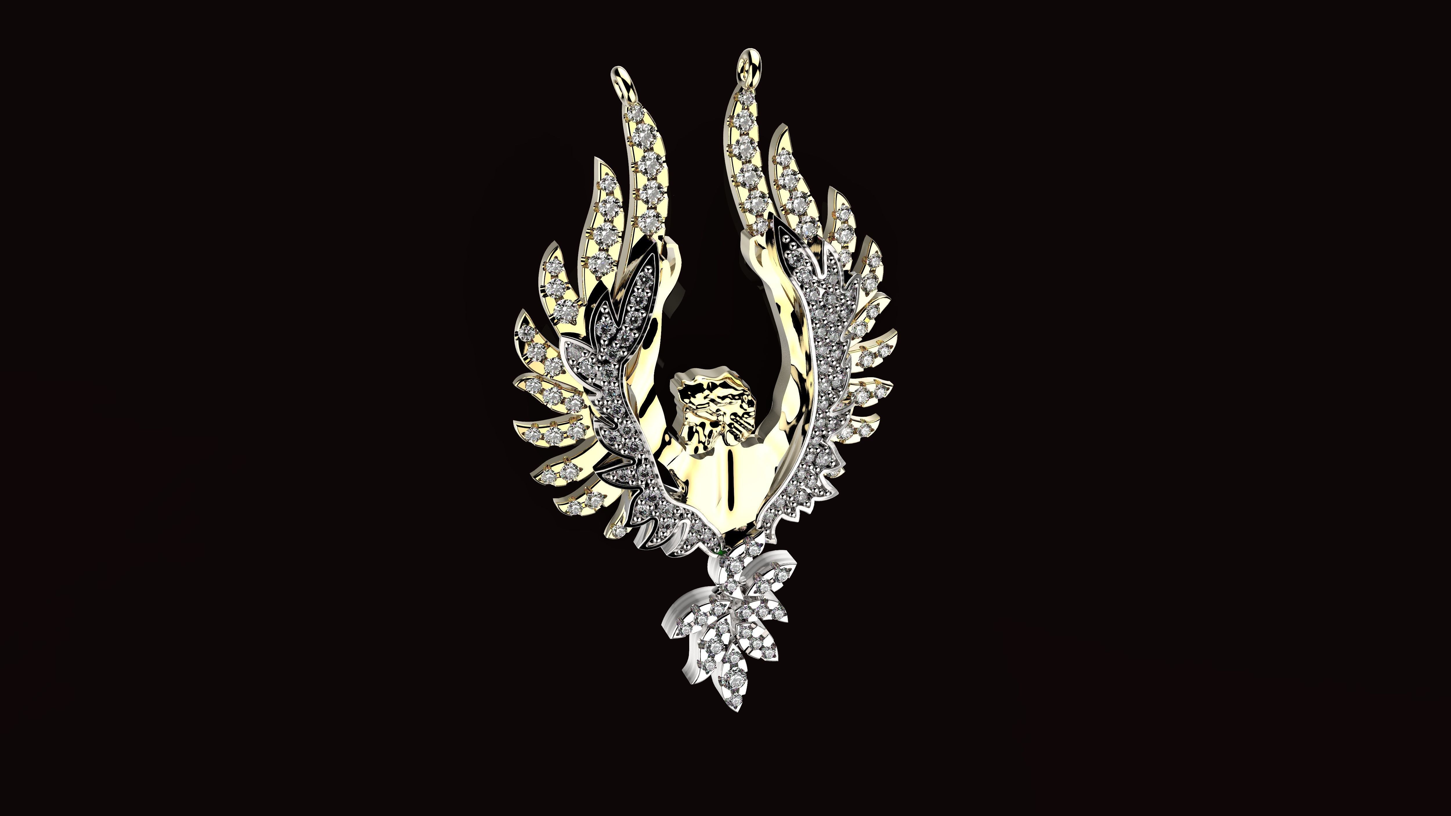 A PENDANTS N6 3D print model_4