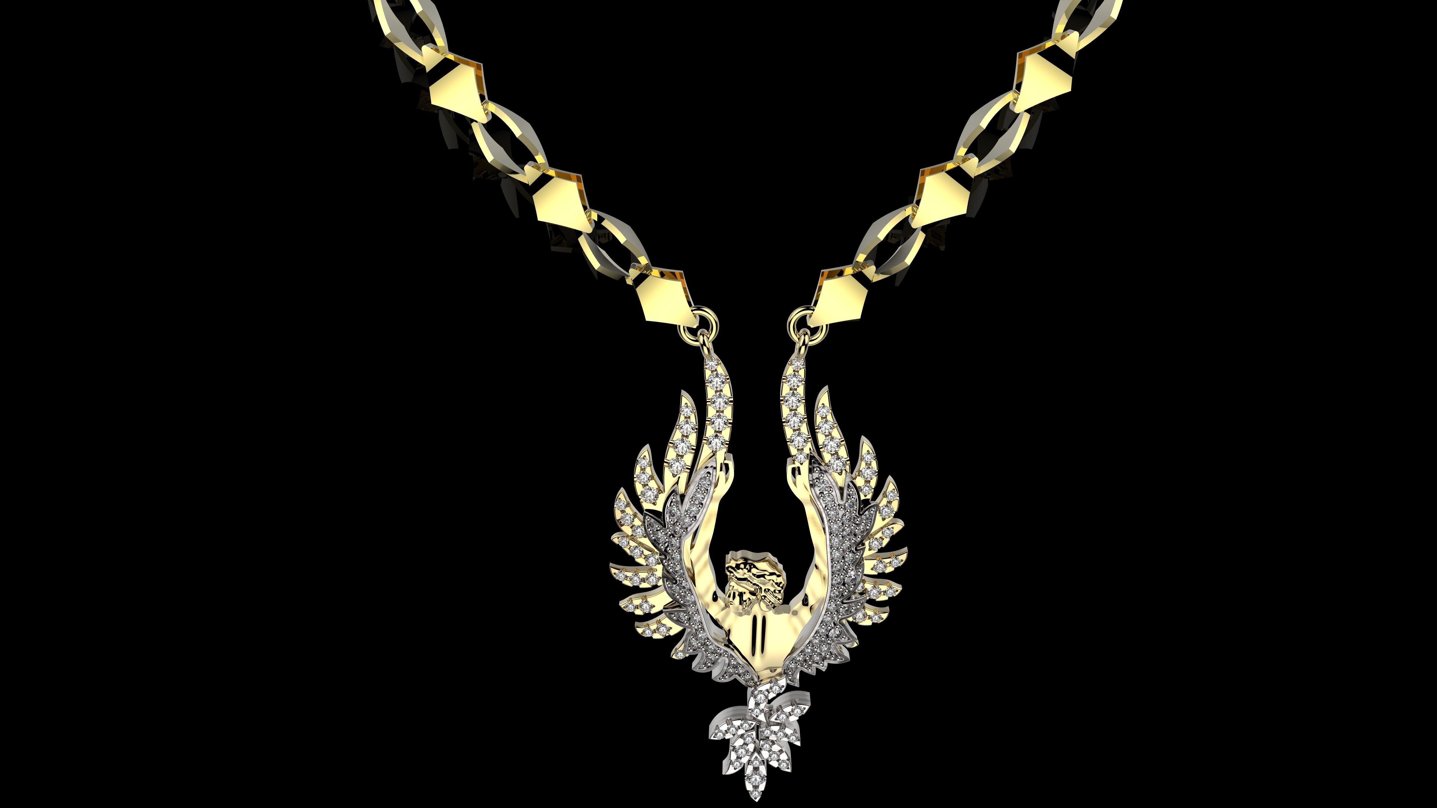 A PENDANTS N6 3D print model_2