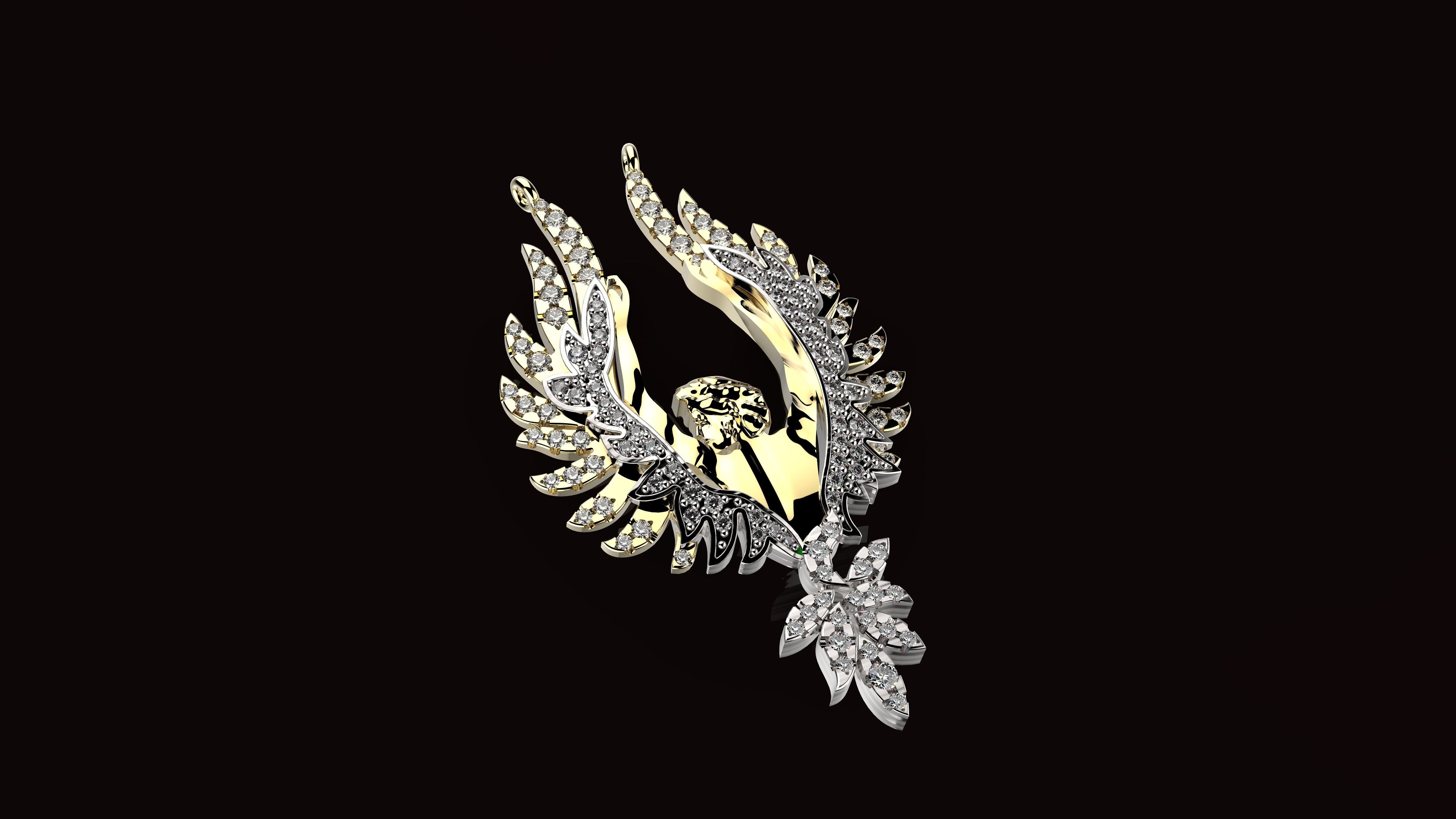 A PENDANTS N6 3D print model_3