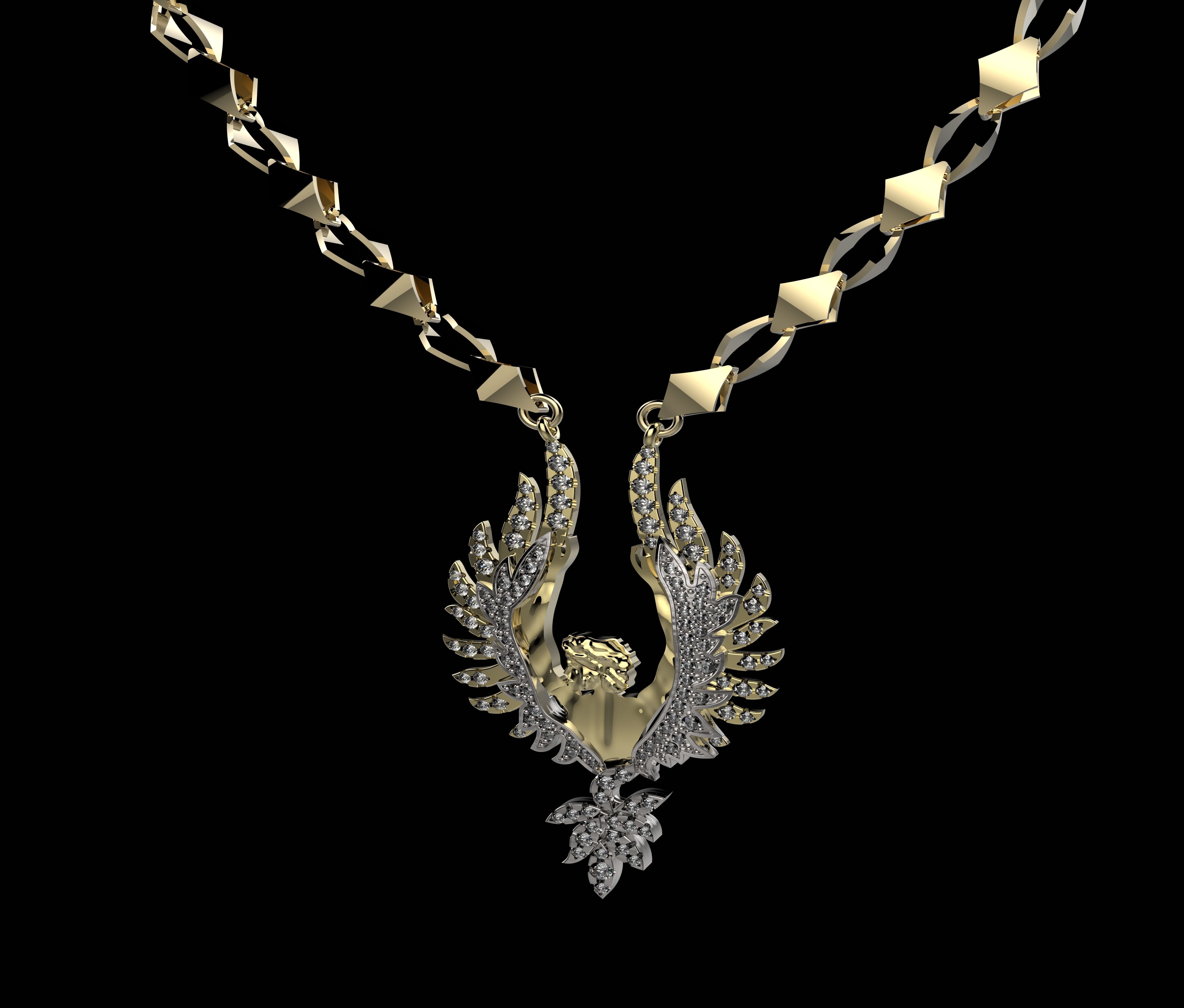 A PENDANTS N6 3D print model_9