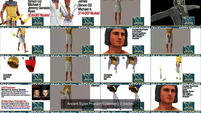 Ancient Egypt Pharaoh Collection 