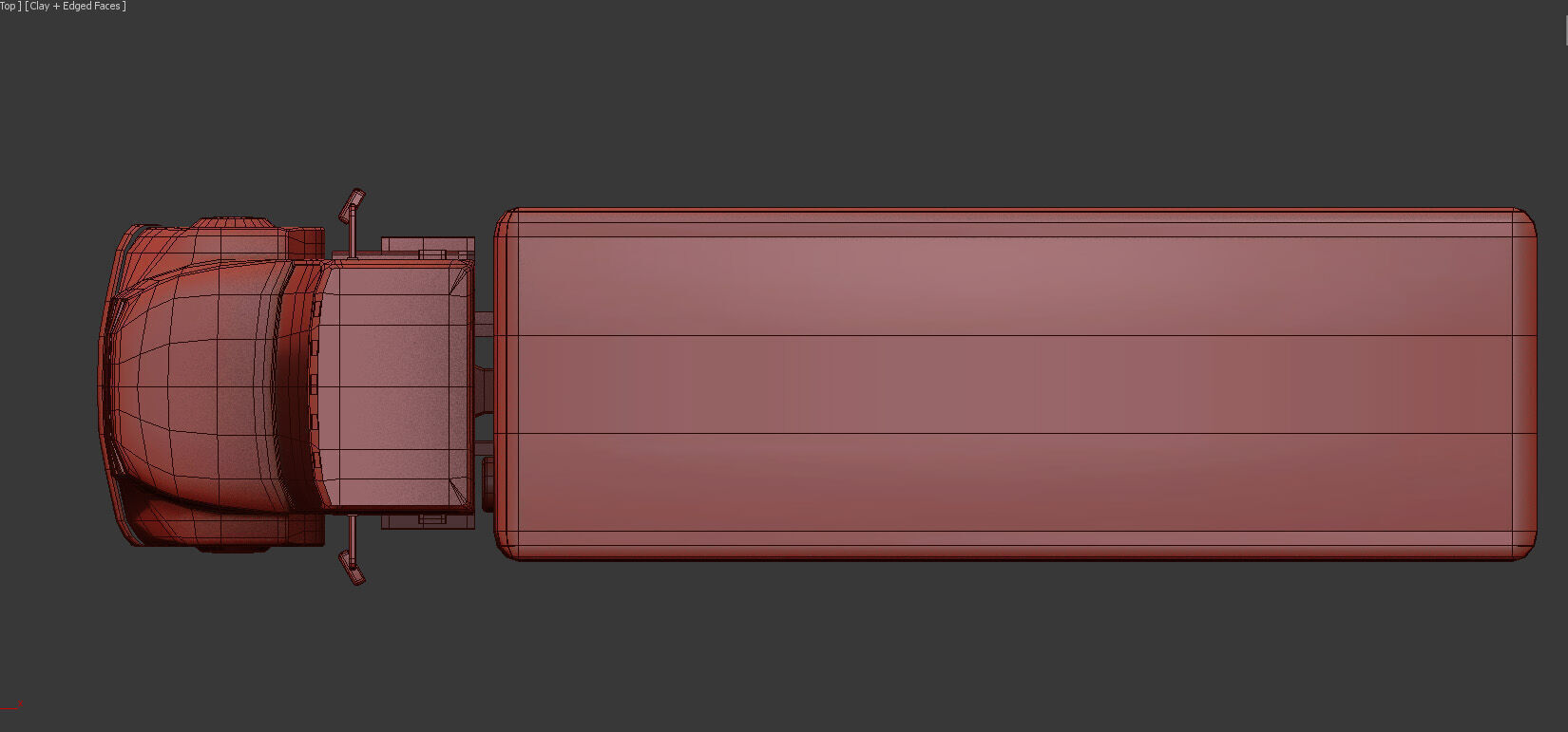 Hino 338 low poly box truck no logos used Low-poly 3D model_10