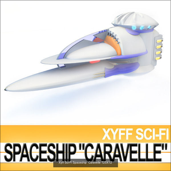 Spaceships Collection futuristic spacecraft _2