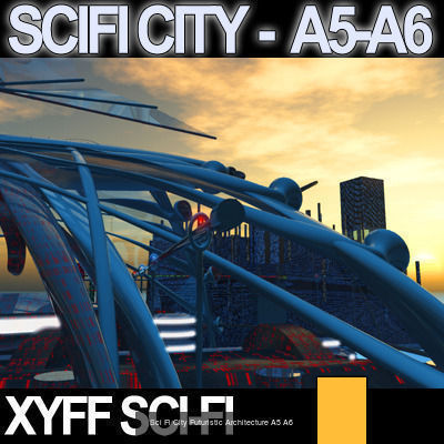Sci Fi City Blocks Collection _3