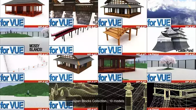 Japan Blocks Collection 
