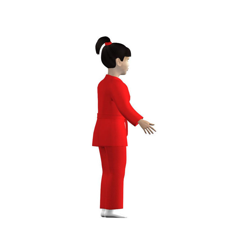 Naomi Low-poly 3D model_5