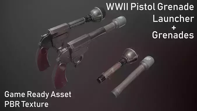 WWII Granade Launcher plus Grenades