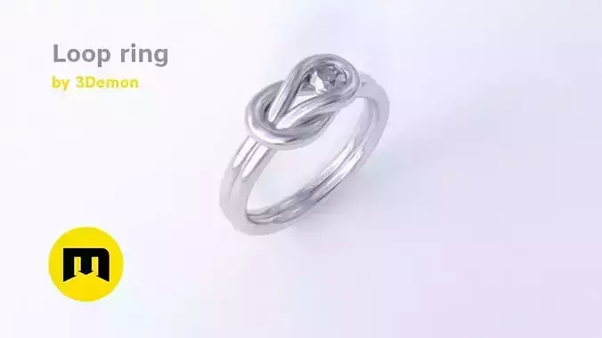 Loop ring 3D print model
