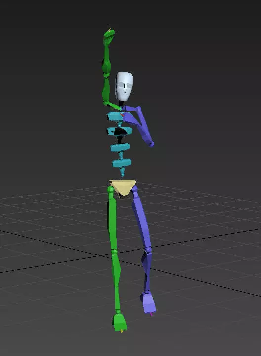 yellow red card 46-8in1 motioncapture 3D model