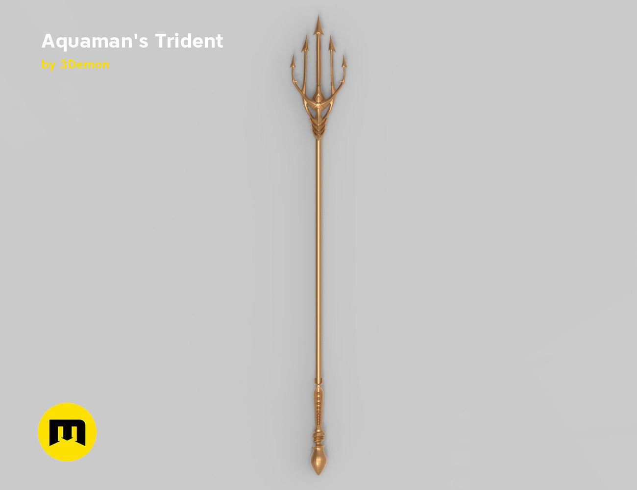 Aquaman - Trident of Neptune 3D print model_5
