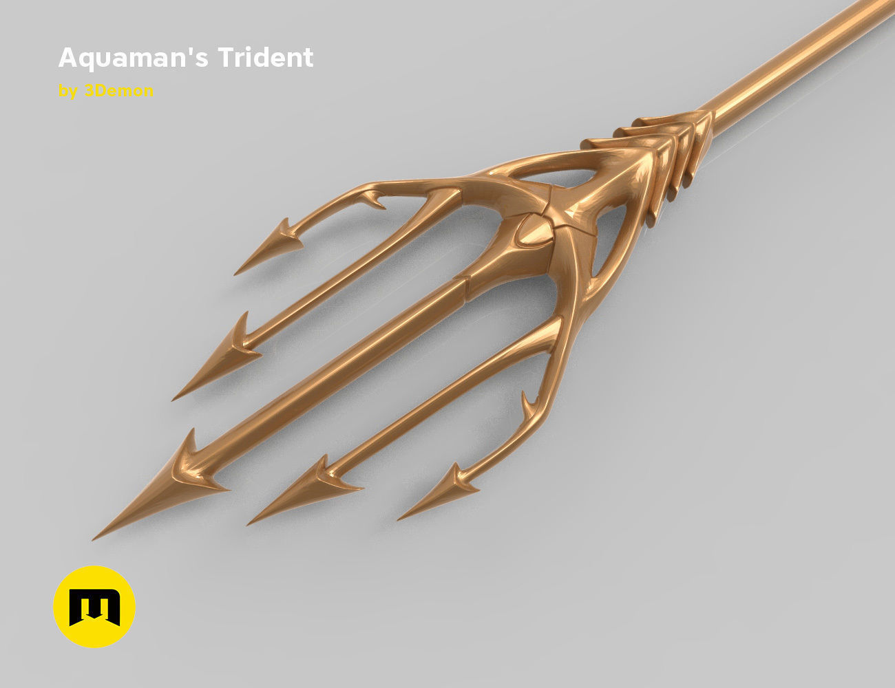 Aquaman - Trident of Neptune 3D print model_6