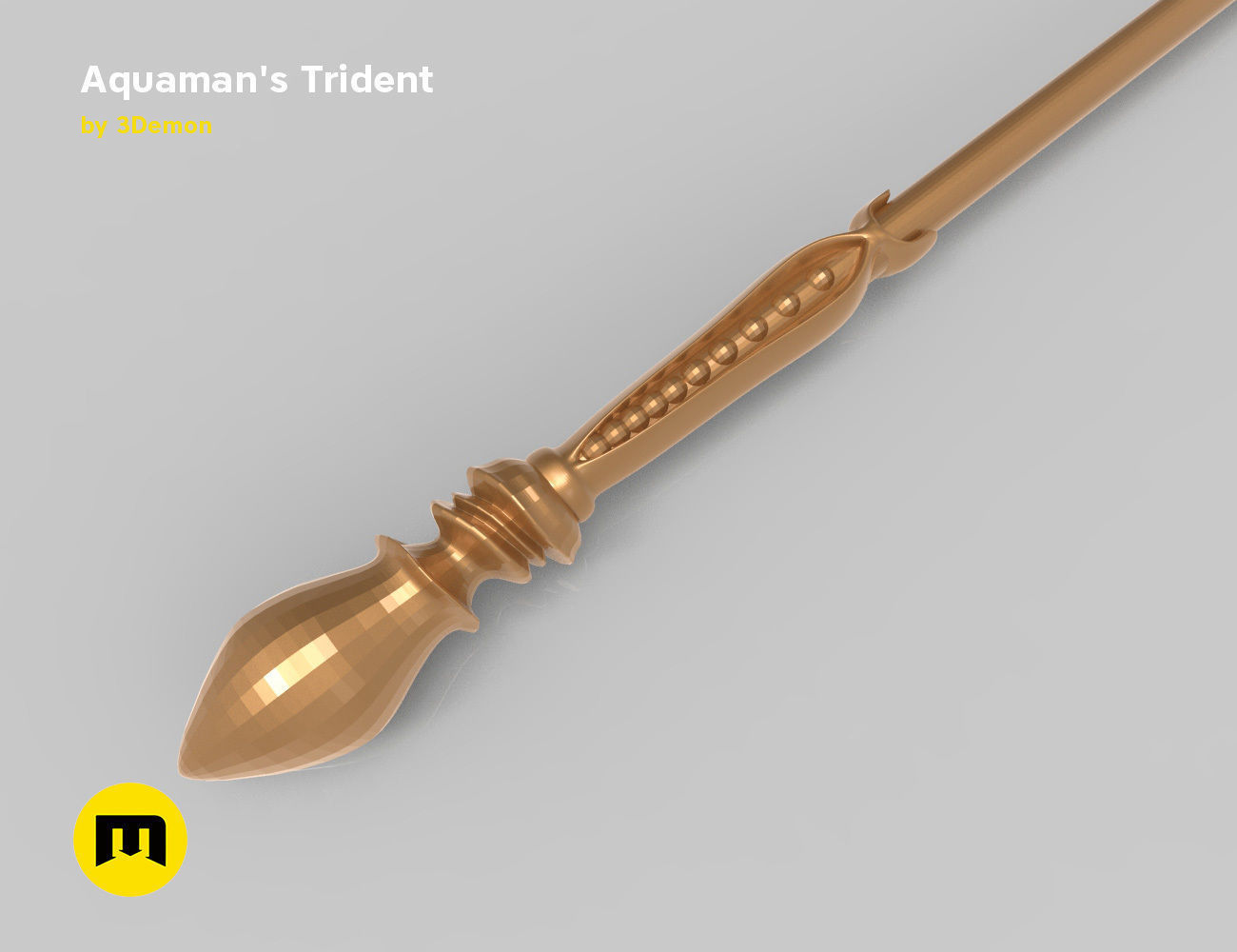 Aquaman - Trident of Neptune 3D print model_7