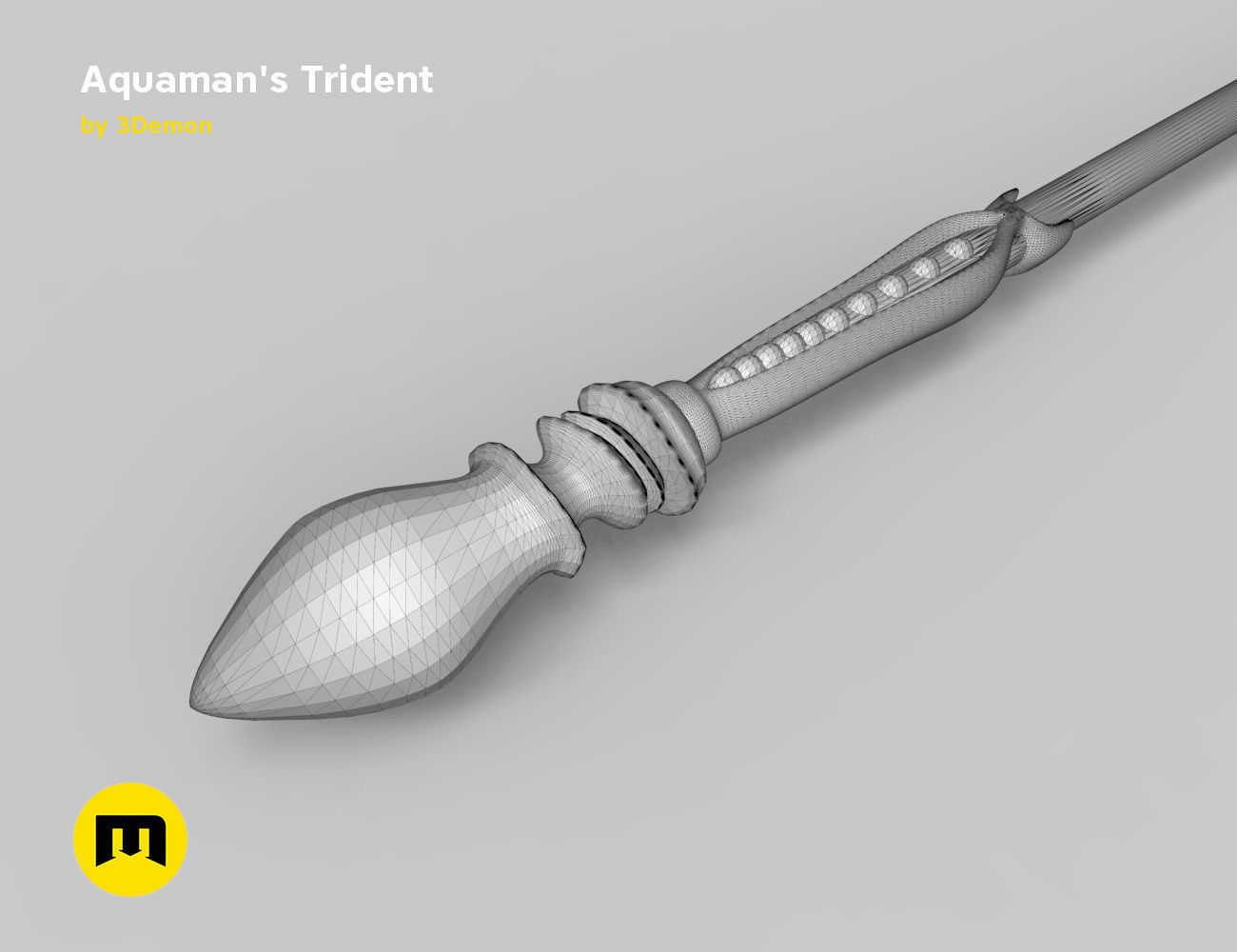 Aquaman - Trident of Neptune 3D print model_9