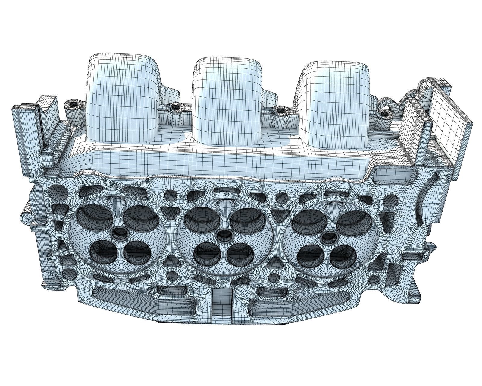 Engine Head 3D model_6