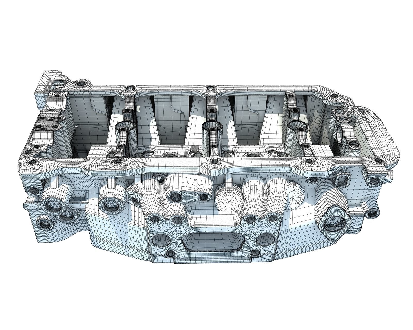 Engine Head 3D model_8