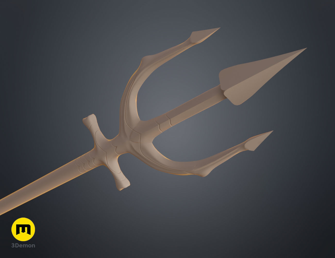 Aquaman - Trident of Poseidon 3D print model_9