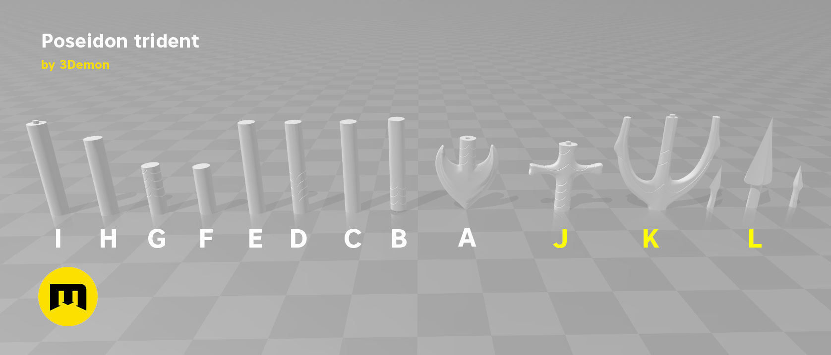 Aquaman - Trident of Poseidon 3D print model_12