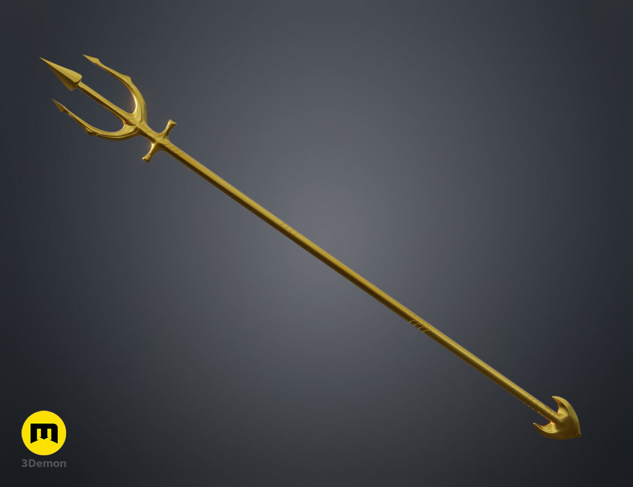 Aquaman - Trident of Poseidon 3D print model_2