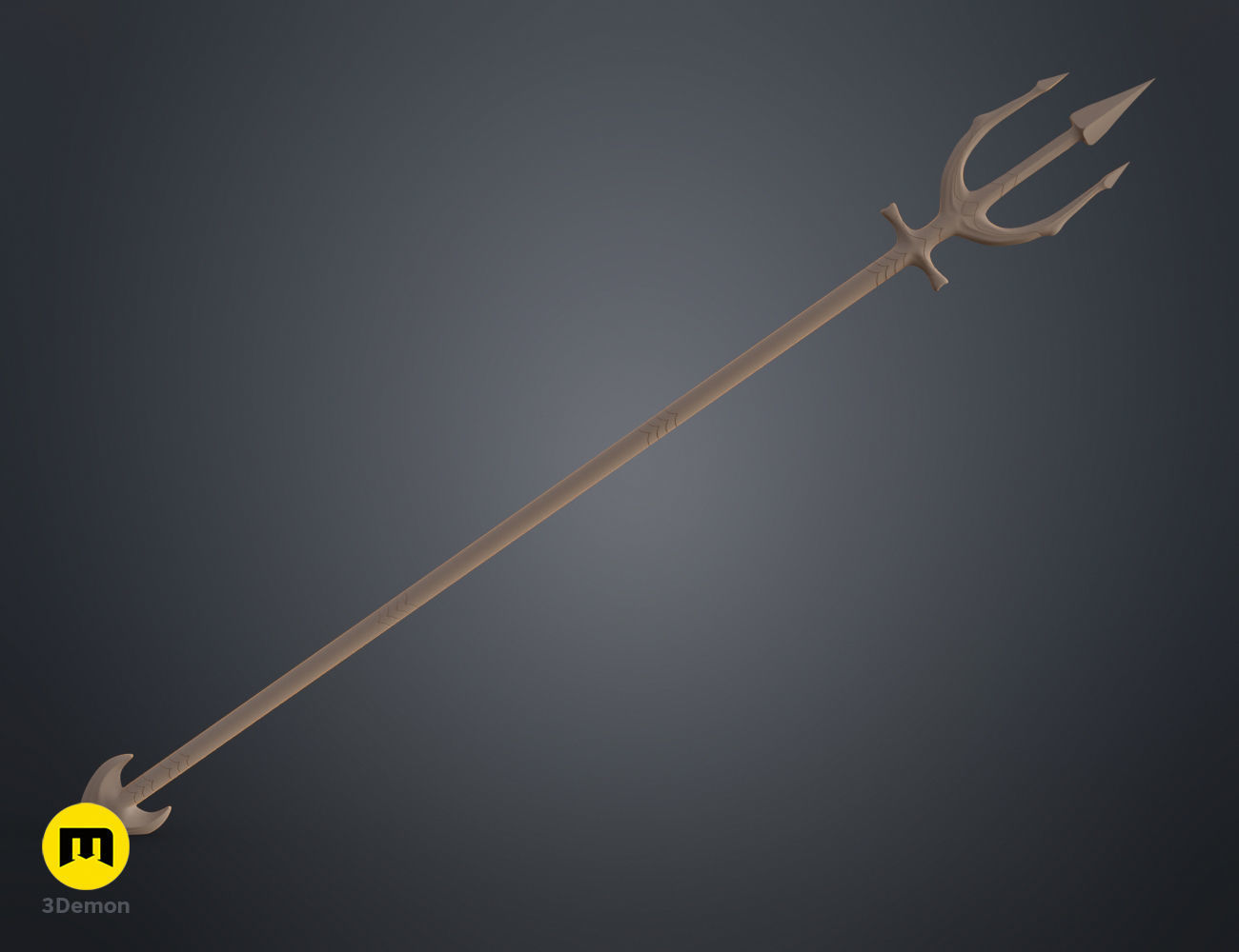 Aquaman - Trident of Poseidon 3D print model_8